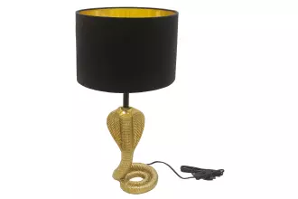 Stolní lampa WILDLIFE COBRA 65 CM zlatá/černá