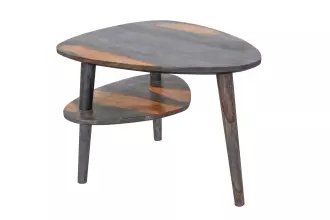 Konferenční stolek ORGANIC SMOKE 55 CM masiv sheesham