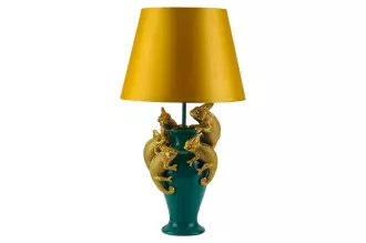 Stolní lampa WILDLIFE CHAMELEON 55 CM zlatá/zelená