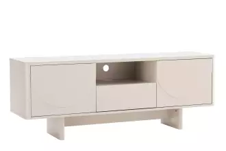 Televizní stolek SAVOY 3D 150 CM bílý/mramor