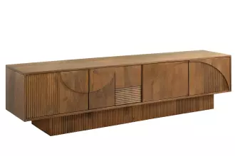 Televizní stolek ART DECO BROWN 200 CM masiv mango