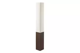 Stojací lampa CLASSIC 160 CM bílá/hnědá