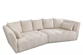 Pohovka ROYAL XL 295 CM šampaňská colin bouclé