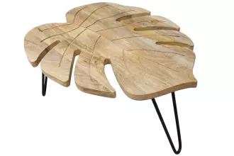 Konferenční stolek LEAF 75 CM masiv mango