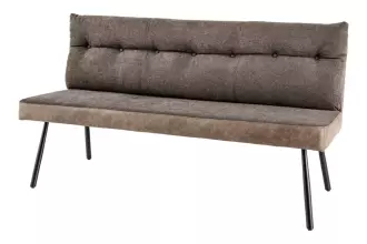 Stolová lavice BIG GEORGE 160 CM taupe hnědá