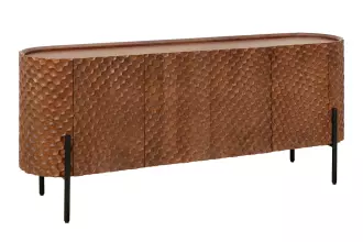 Komoda ADLON II 3D 180 CM hnědá masiv mango
