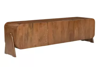 Televizní stolek BRASIL 160 CM hnědá masiv mango