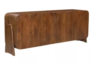 Komoda BRASIL 175 CM hnědá masiv mango