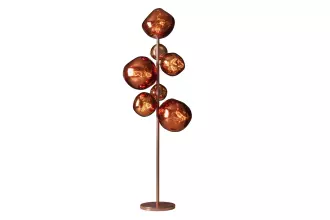 Stojací lampa LIQUID DIAMOND 170 CM měděná