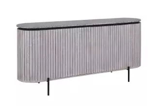 Komoda ADLON 170 CM mramor / masiv mango