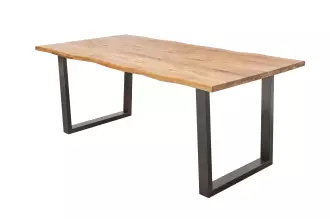 Jídelní stůl LIVING EDGE 160 CM masiv divoký dub