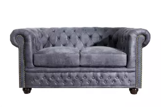 Pohovka CHESTERFIELD 2M antik šedá