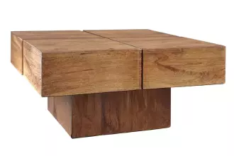 Konferenční stolek BOLT 70 CM medový masiv mango