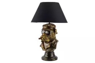 Stolní lampa BULLDOG 55 CM bronzová/černá