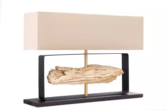 Stolní lampa ROUSILIQUE 60 CM masiv teak