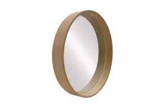 Kulaté zrcadlo PORTRAIT 70 CM dubový vzhled