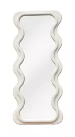 Nástěnné zrcadlo CURVY 160 CM bílá