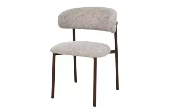 2SET jídelní židle BELFORT taupe béžová/hnědá