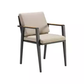 Zahradní jídelní židle EMOTI BLACK TAUPE