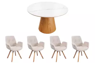 Designová jídelní sestava EXCELENT 1+4