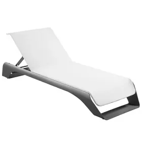 Zahradní lehátko ONDA GREY WHITE