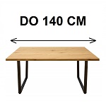 Jídelní stoly do 140 cm